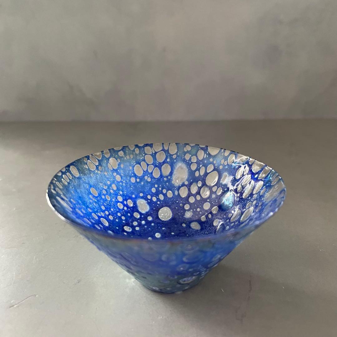 松浦健司さんのガラス椀とぐい呑み