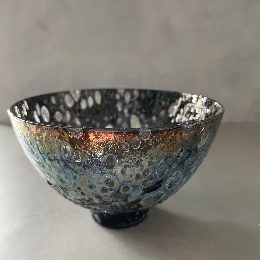 松浦健司さんのガラス椀とぐい呑み