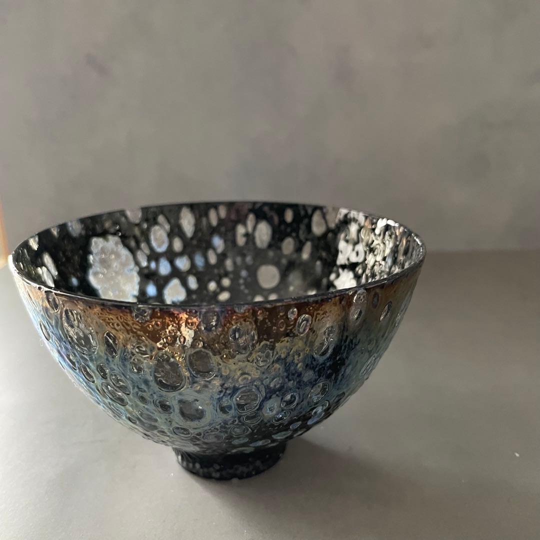 松浦健司さんのガラス椀とぐい呑み