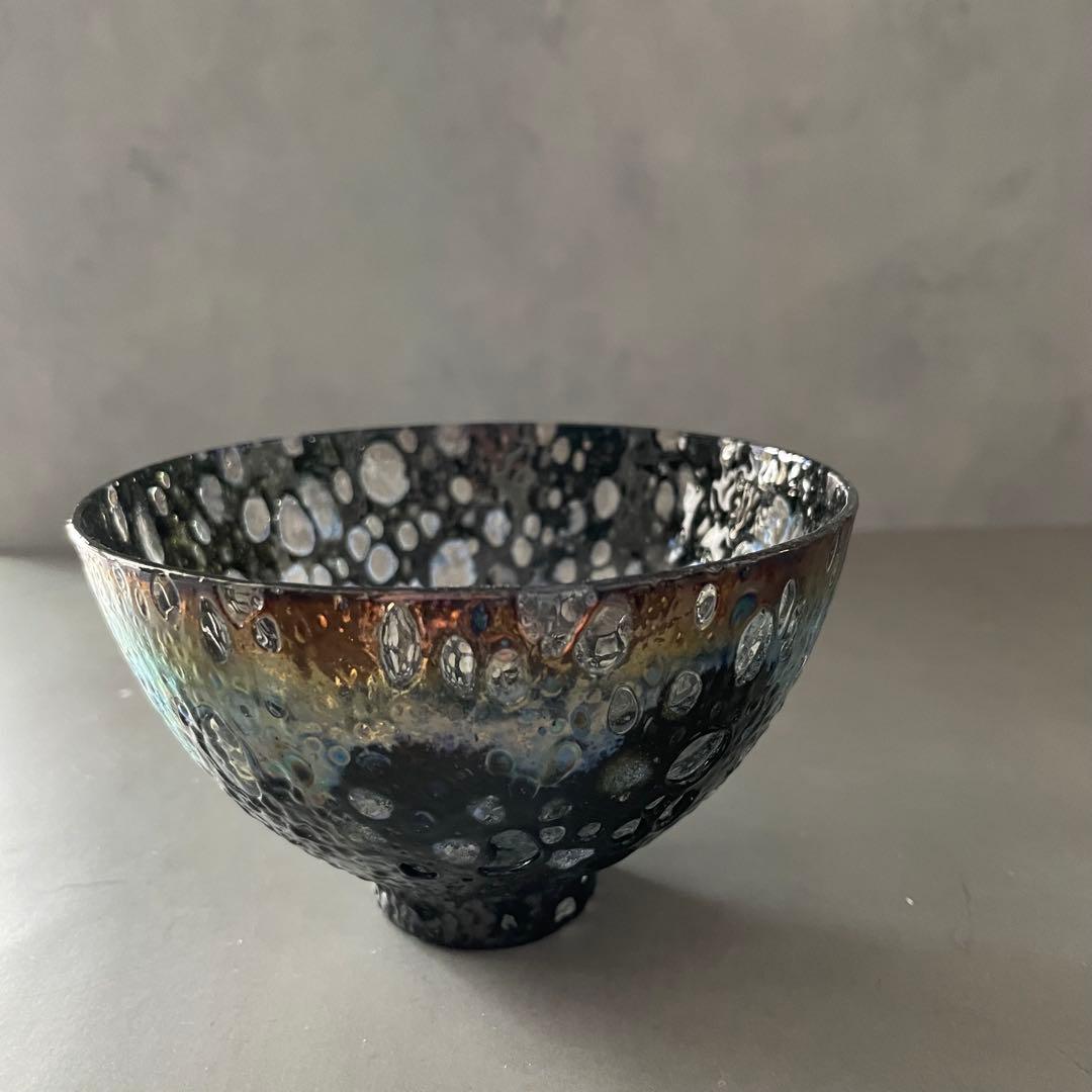 松浦健司さんのガラス椀とぐい呑み