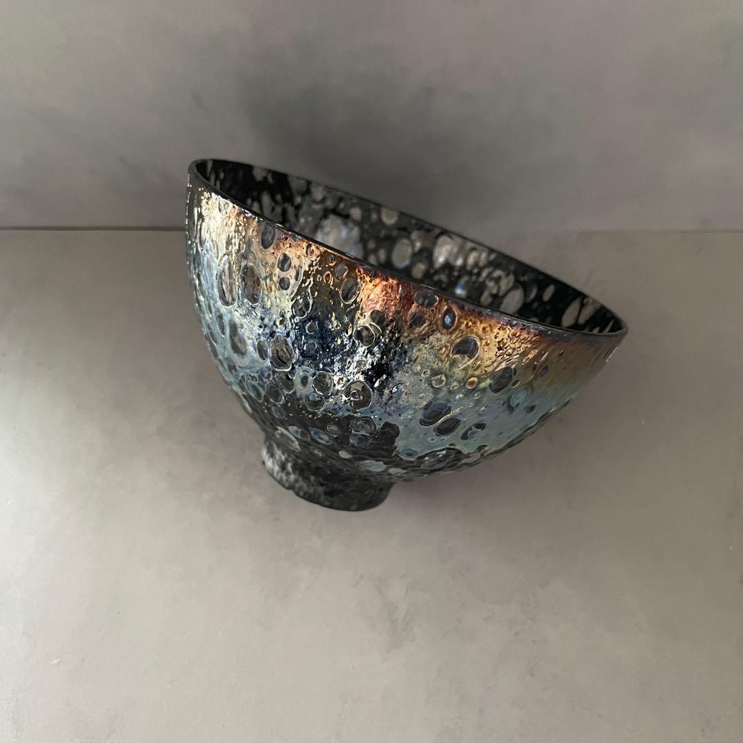 松浦健司さんのガラス椀とぐい呑み