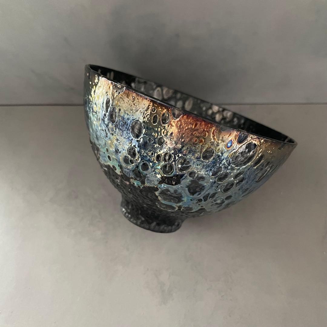 松浦健司さんのガラス椀とぐい呑み