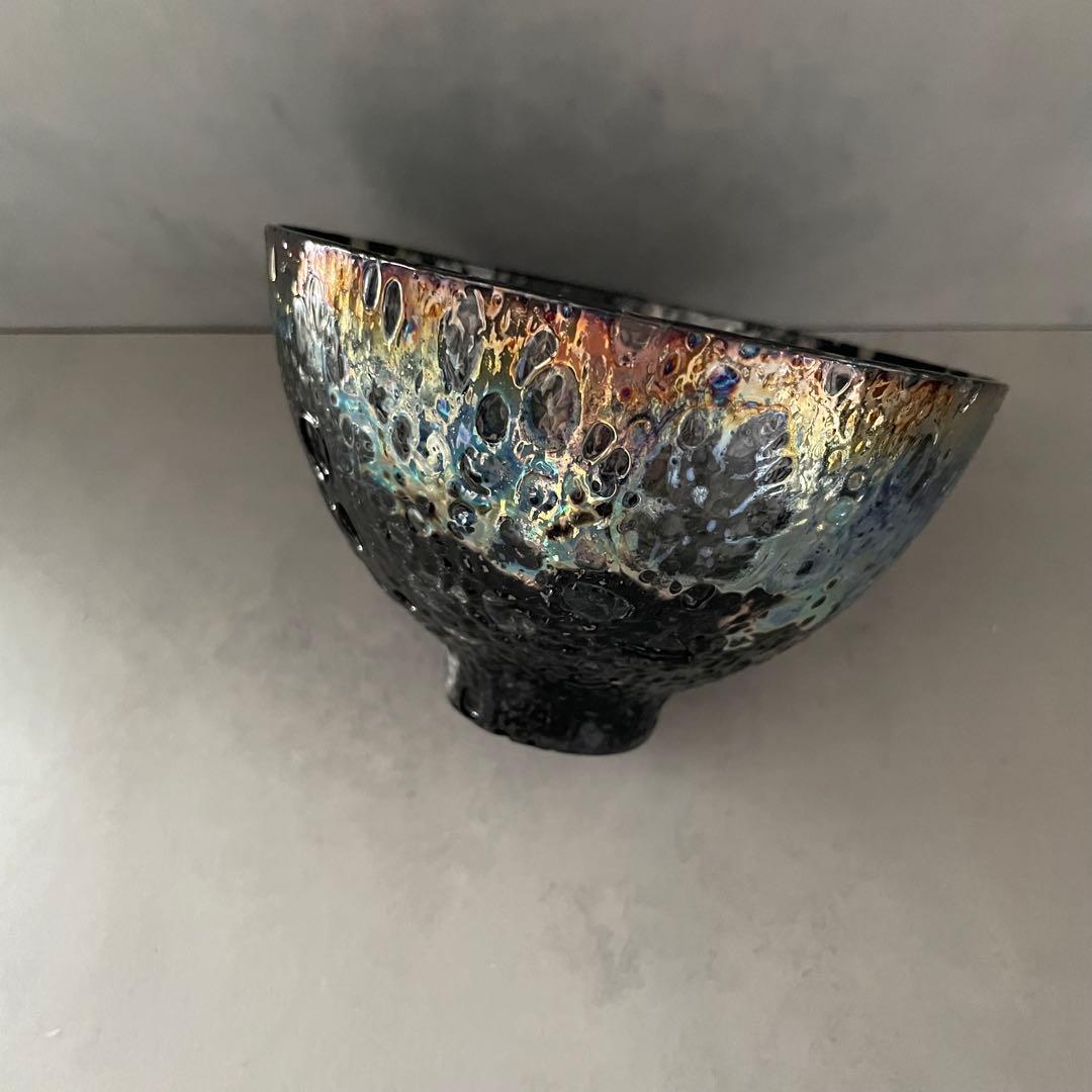 松浦健司さんのガラス椀とぐい呑み