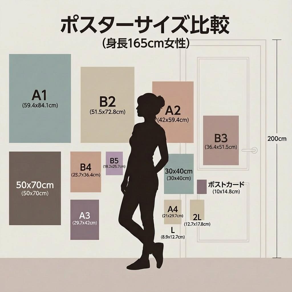 100 ●アートポスターA1/選べるサイズ/街並み/北欧/ミッドセンチュリー