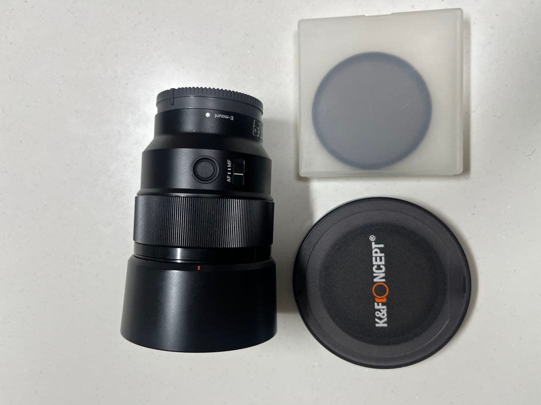 SONY 85mm f1.8 単焦点レンズ K&F製 ND CPL フィルター