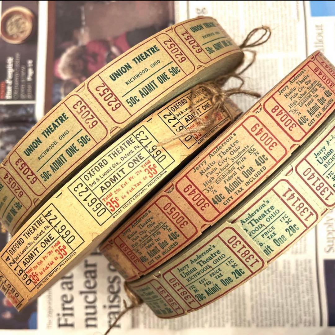 《激レアチケットロールセット♥︎》海外チケット((50枚ずつ