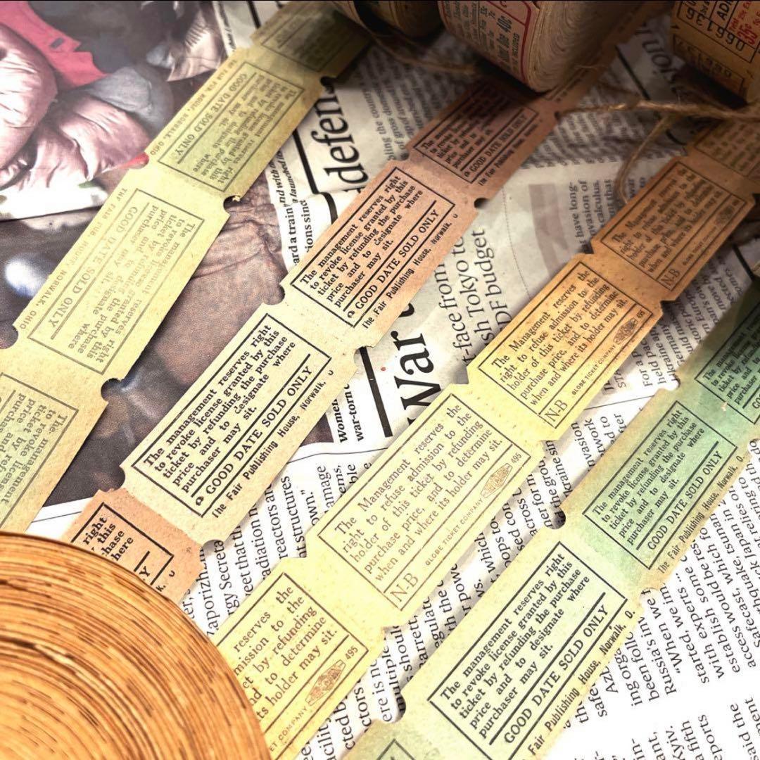 《激レアチケットロールセット♥︎》海外チケット((50枚ずつ