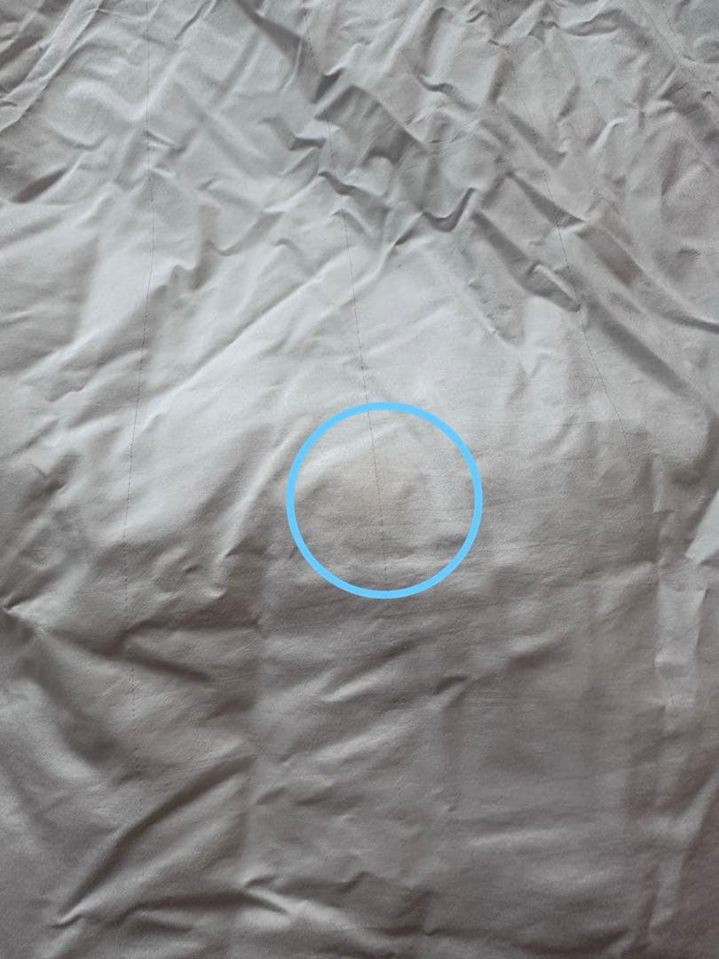 無印良品　グレー羽毛掛ふとん・軽量一層式 S 150×210cm