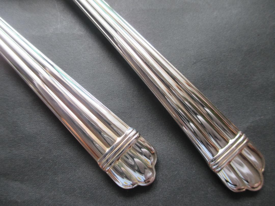 極美品☆仏蘭西高級銀器☆クリストフルシルバー　テーブルスプーン２本　アリア