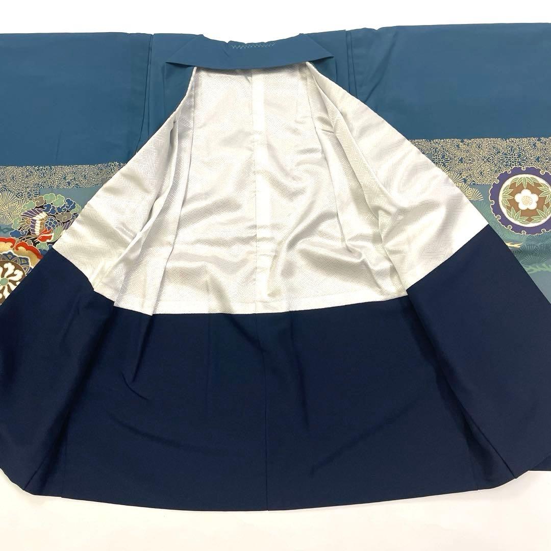 七五三 羽織セット 男の子 羽織 着物 長襦袢 半衿付き 5歳 No.133