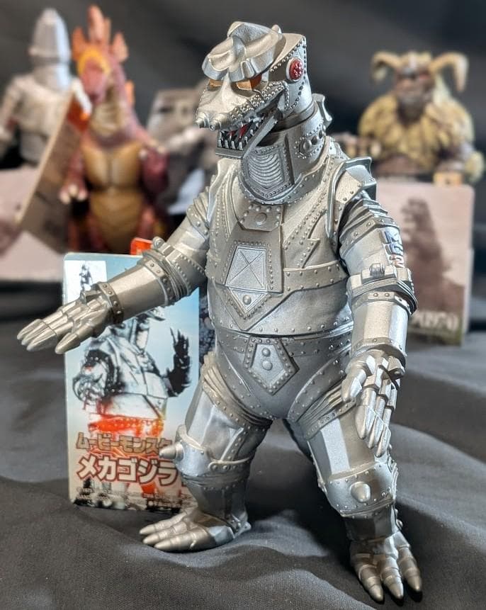 ゴジラ＆メカゴジラ＆チタノザウルス他（バンダイ）ムービーモンスター６体セット