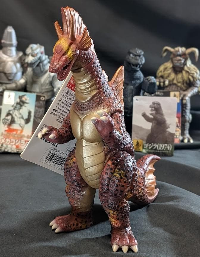 ゴジラ＆メカゴジラ＆チタノザウルス他（バンダイ）ムービーモンスター６体セット