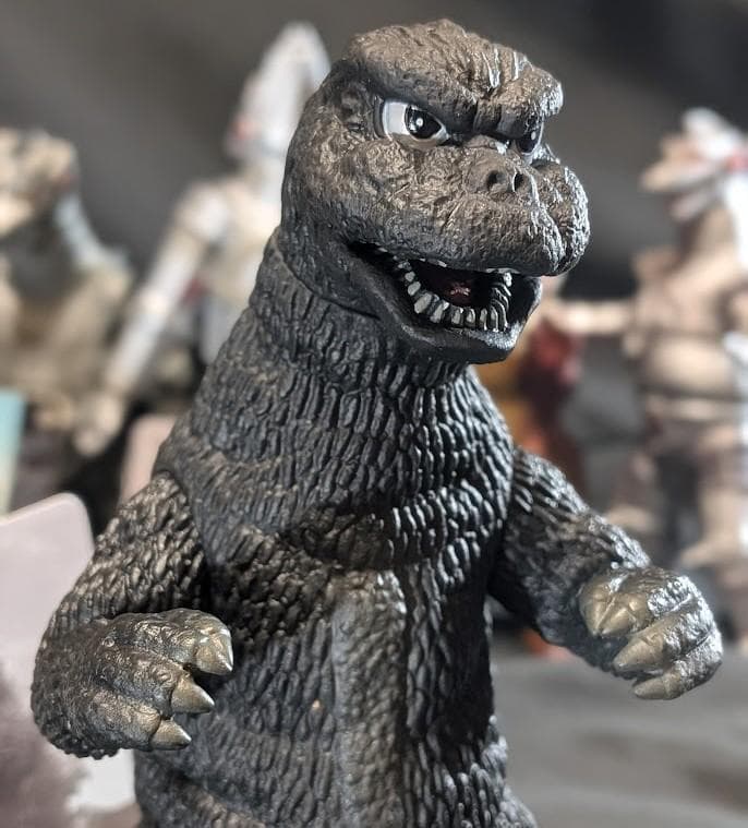 ゴジラ＆メカゴジラ＆チタノザウルス他（バンダイ）ムービーモンスター６体セット