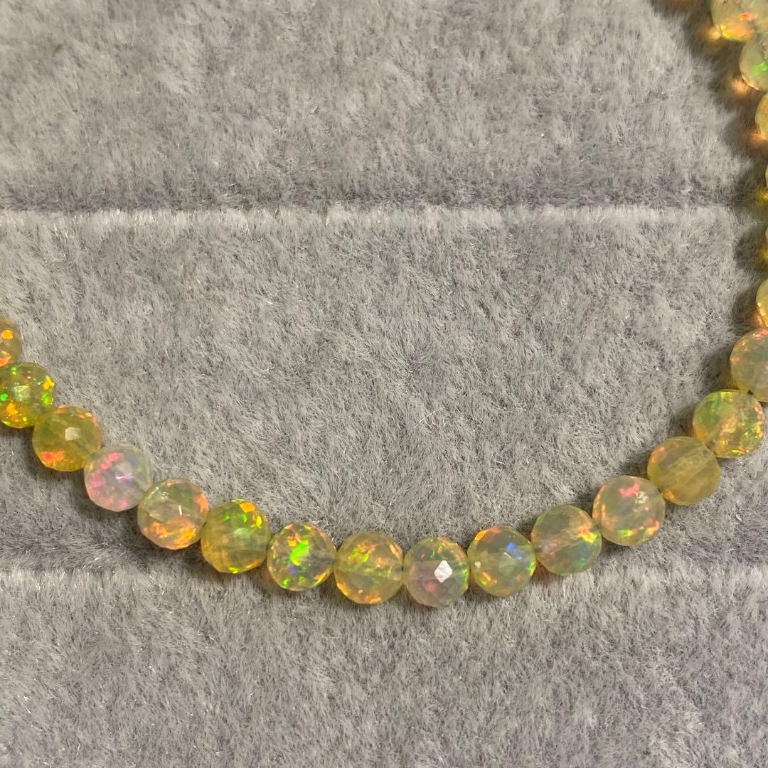 14kgf 高品質　エチオピアオパール ブレスレット 天然石