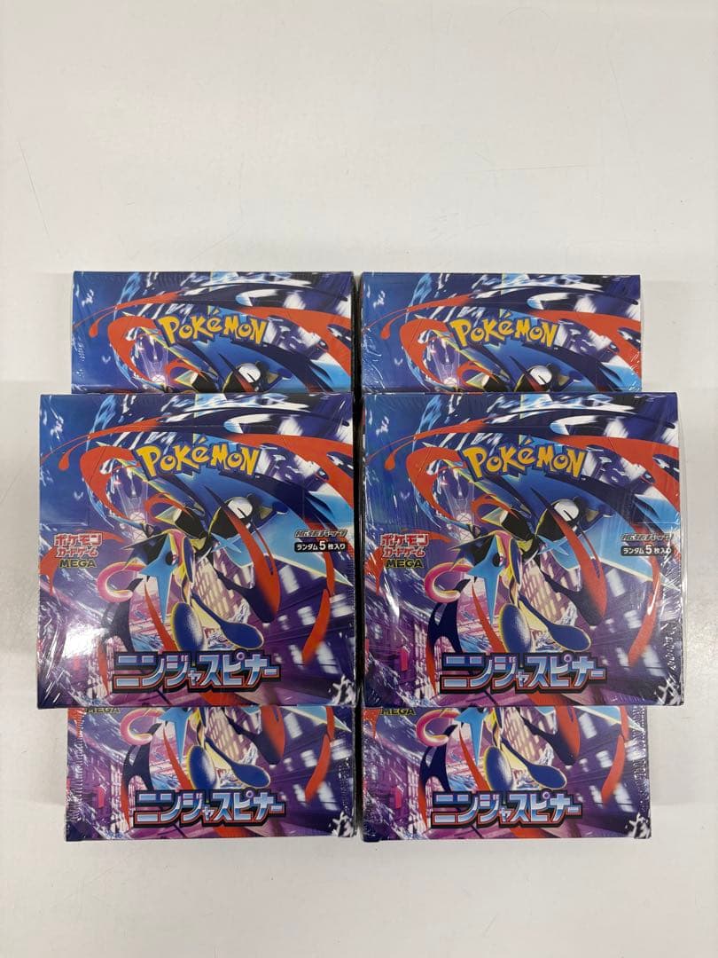 ポケモンカードニンジャスピナー 6BOX【新品未開封シュリンク付き】