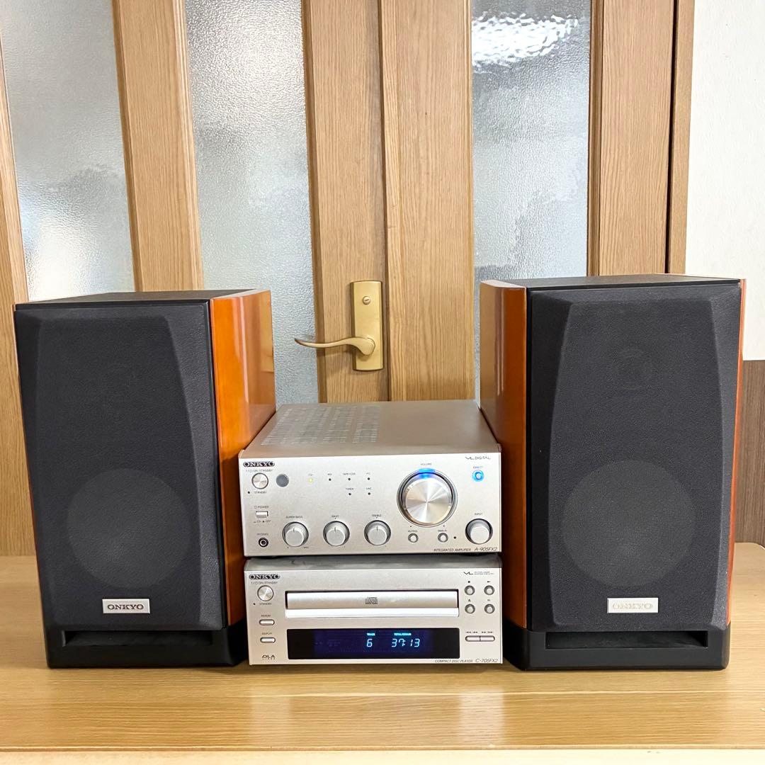 【希少・良品】ONKYO INTEC 205 システムコンポセット 動作確認済