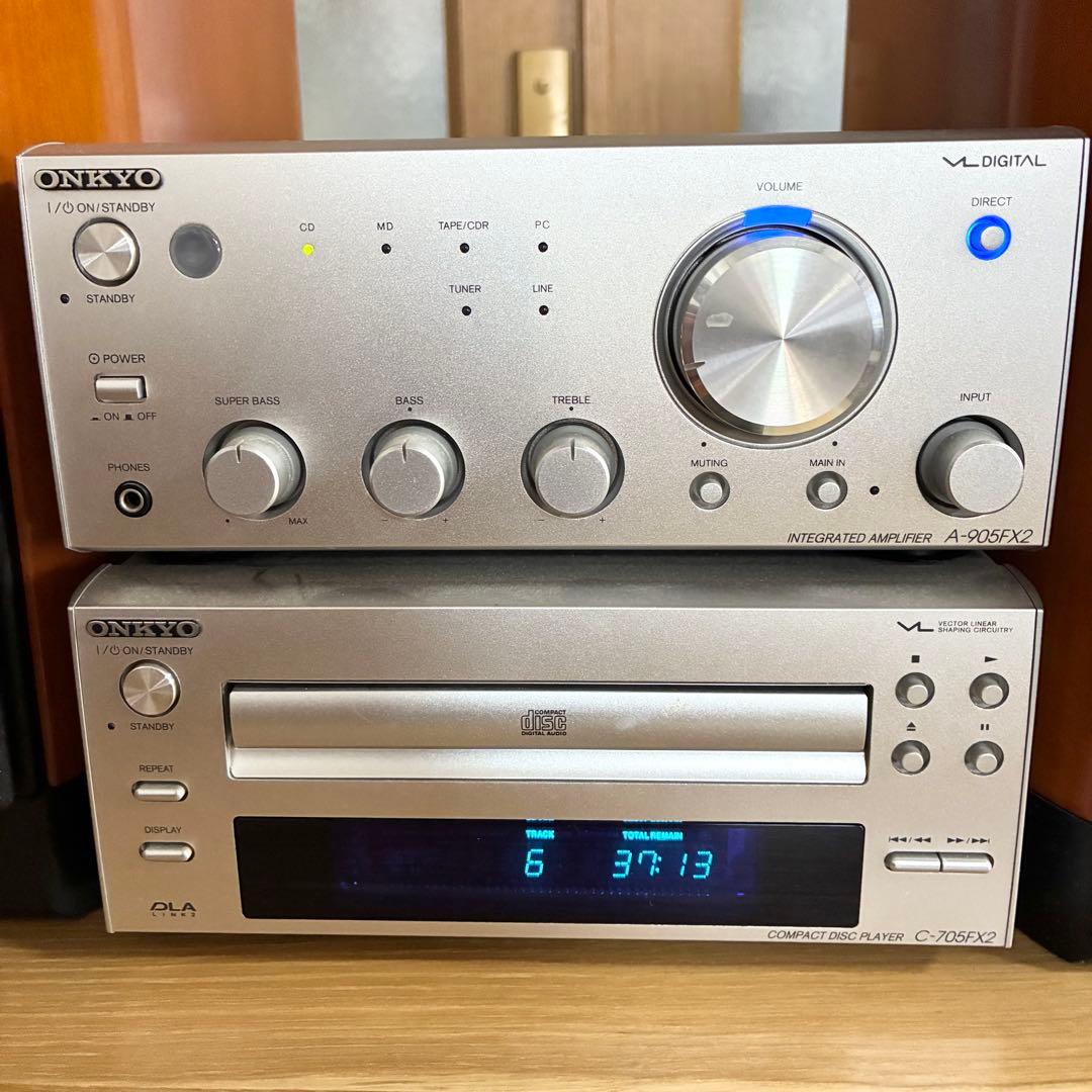 【希少・良品】ONKYO INTEC 205 システムコンポセット 動作確認済