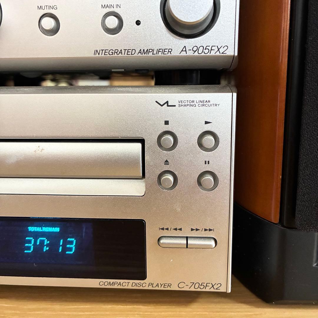 【希少・良品】ONKYO INTEC 205 システムコンポセット 動作確認済