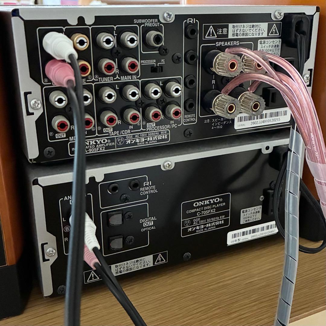 【希少・良品】ONKYO INTEC 205 システムコンポセット 動作確認済
