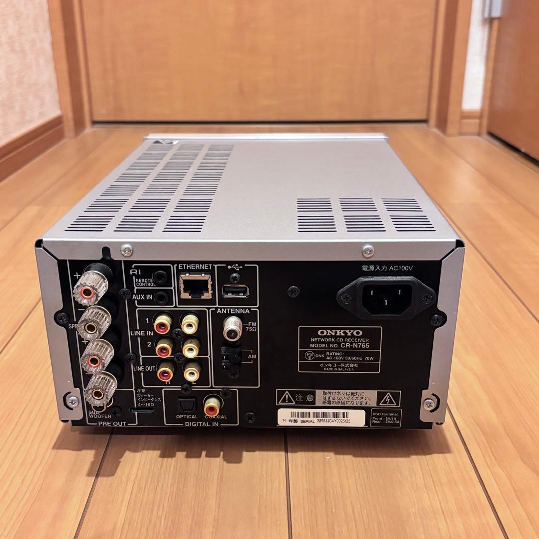 ONKYO オンキヨー ネットワークCDレシーバー CR-N765 動作品