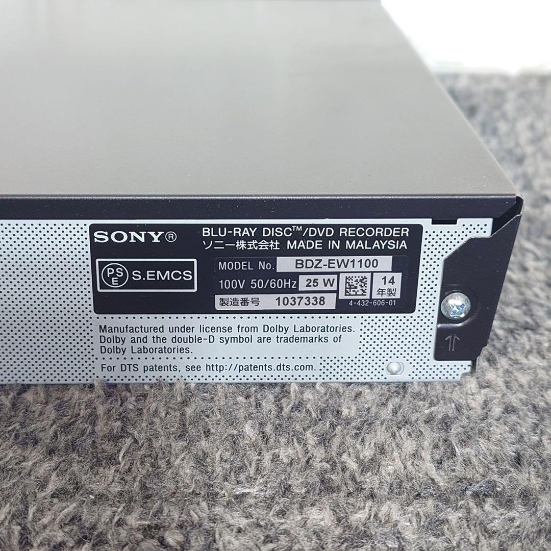 SONY ブルーレイレコーダー BDZ-EW1100 1TB L067