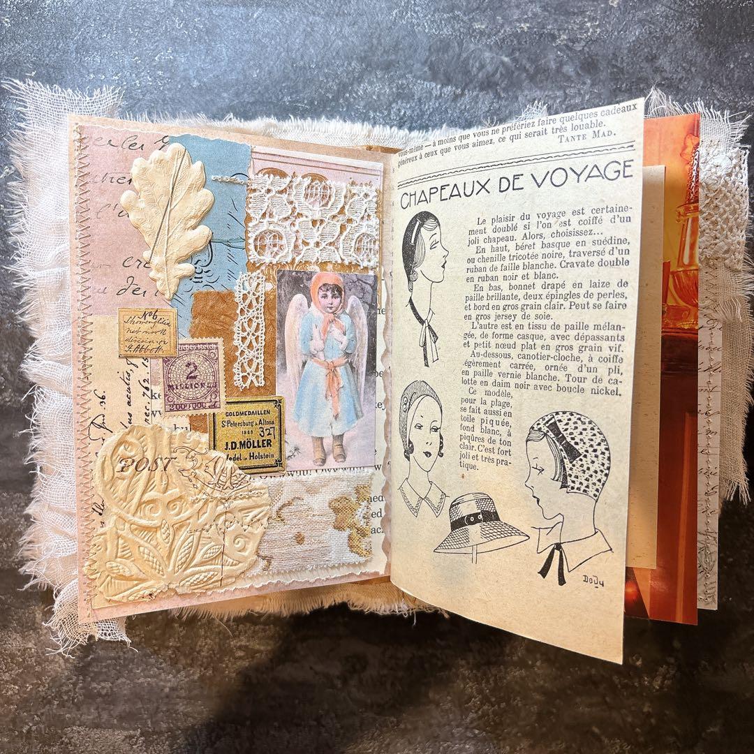 W1 クリスマス ジャンクジャーナル junkjournal 雑記帳