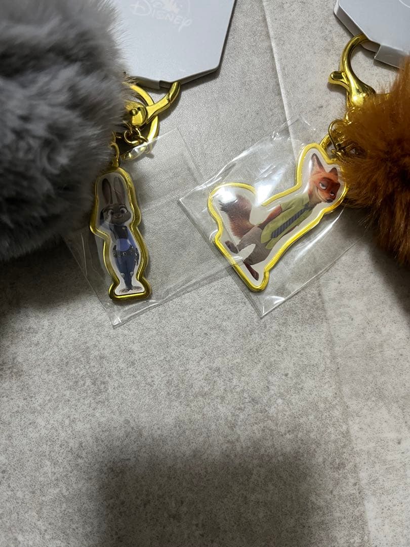 ニックとジュディ　しっぽ　キーチェーン