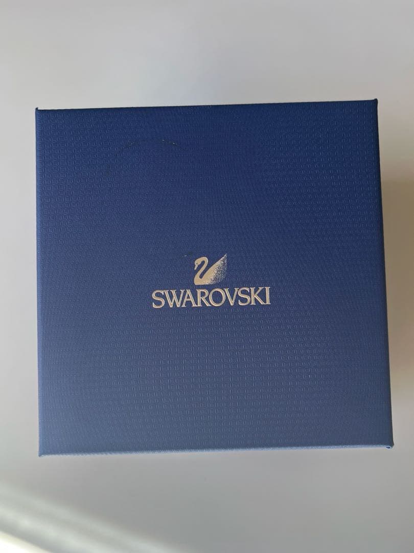 美品　スワロフスキー ブロッサミングローズ パープル系