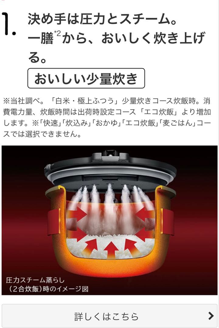 日立 圧力スチーム炊き ふっくら御膳　RZ-AW3000M 赤