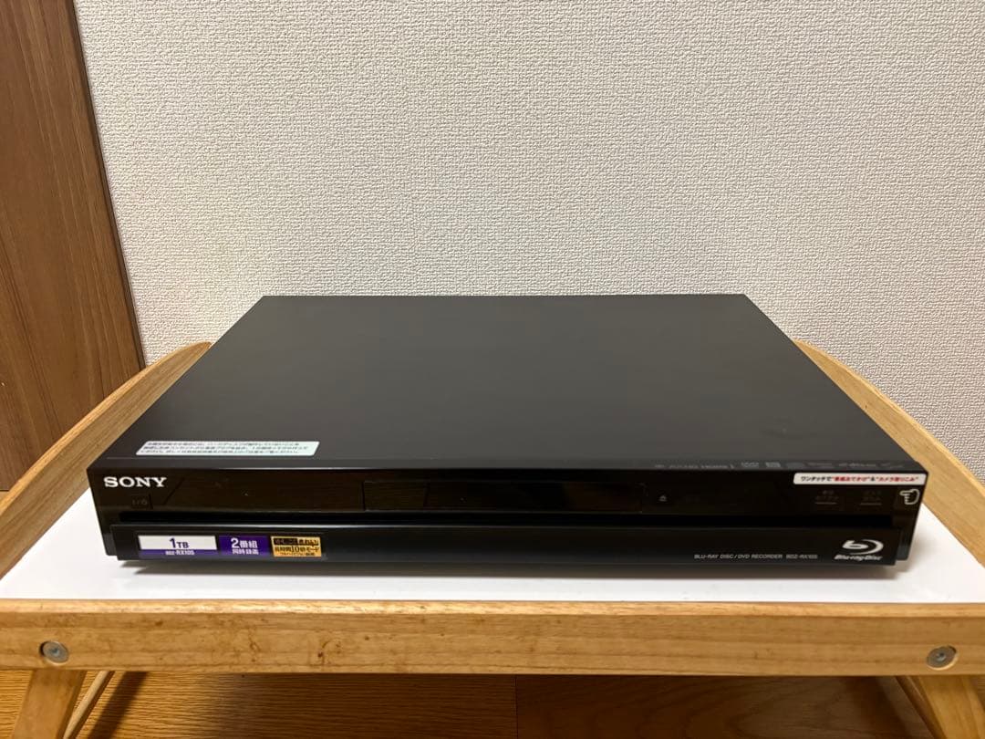 【SONYブルーレイレコーダー】 BDZ-RX105 HDD1TB