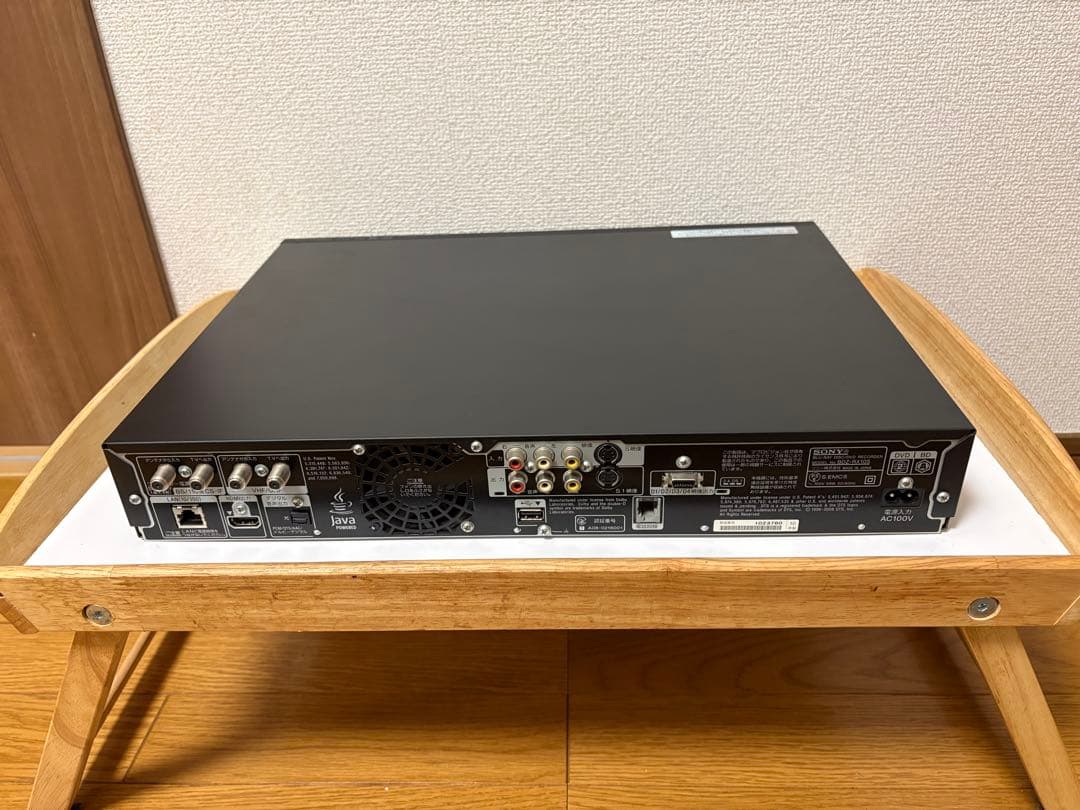 【SONYブルーレイレコーダー】 BDZ-RX105 HDD1TB