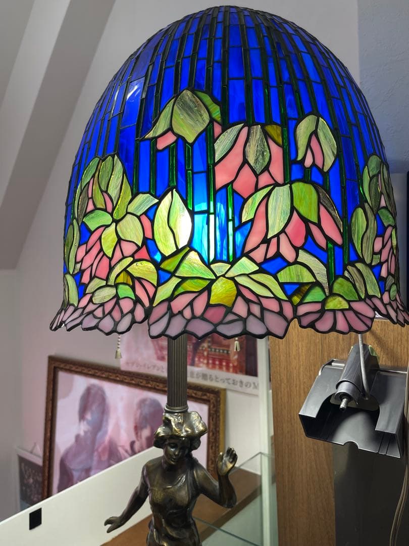 ステンドグラス ランプシェード訳あり引取りのみ