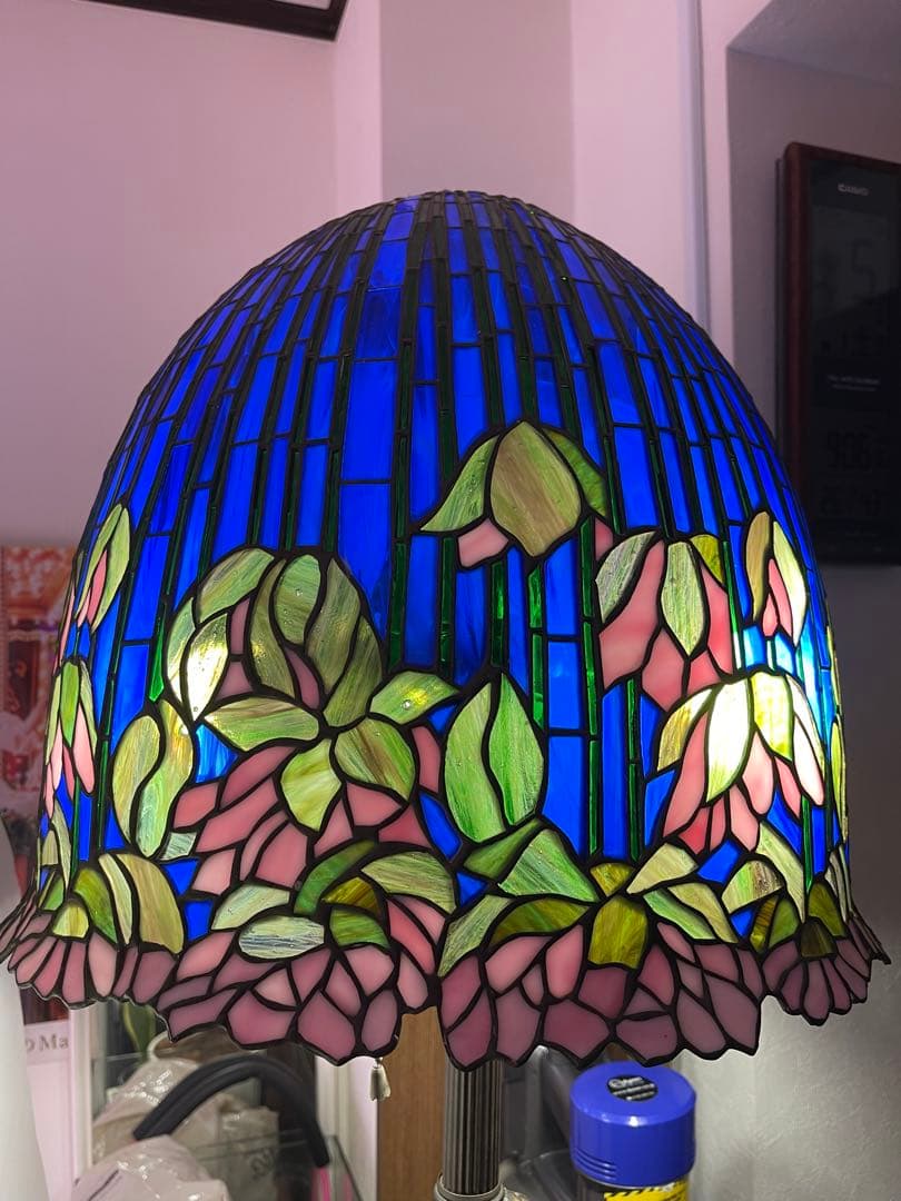 ステンドグラス ランプシェード訳あり引取りのみ