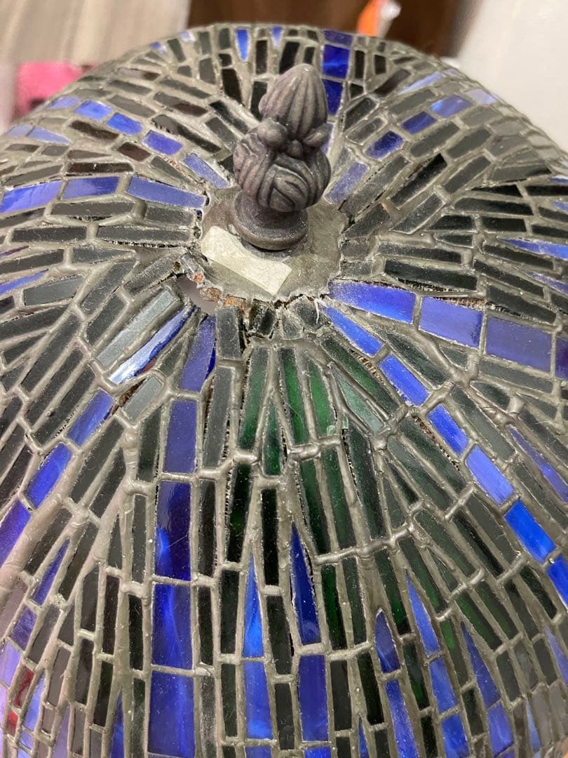 ステンドグラス ランプシェード訳あり引取りのみ
