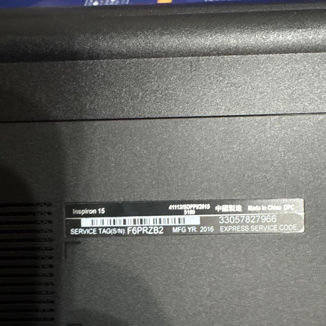 Windowsノート本体 DELL Inspiron15 5100