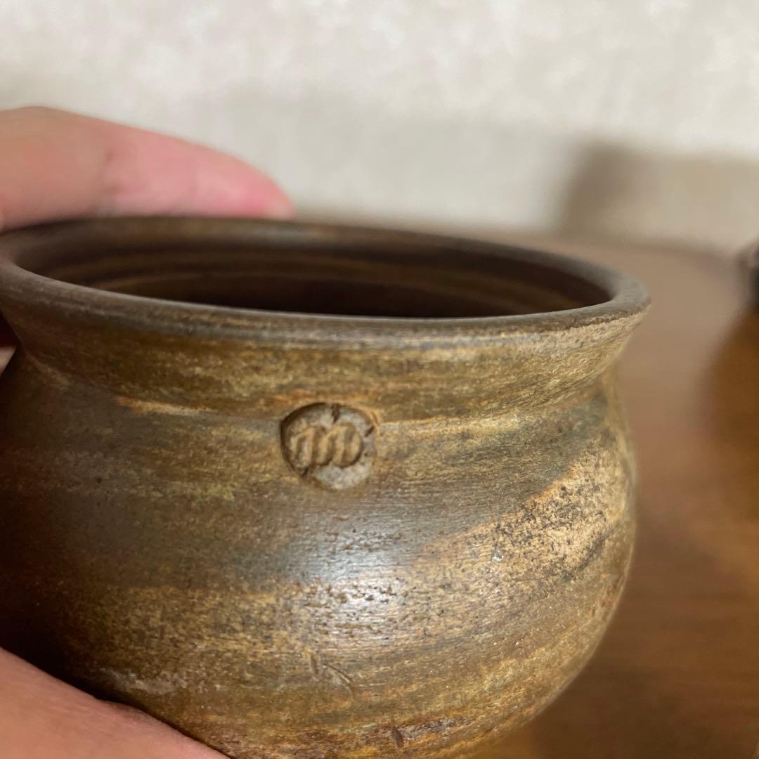 陶器製 茶色 急須 丸型 宝瓶