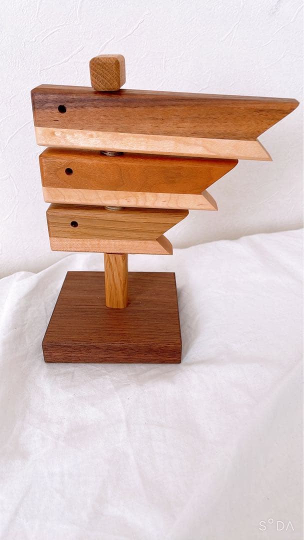 【値下げしました】木製鯉のぼり 木製兜　端午の節句 木製インテリア