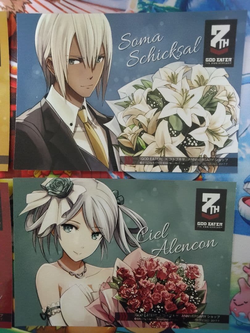 ゴッドイーター　コトブキヤ　アニバーサリーショップ　特製ブロマイド　4点セット