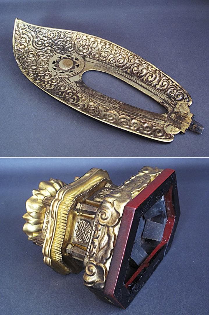 大幅値下げ‼️古仏！江戸後期『木造 阿弥陀如来立像』総高52㎝