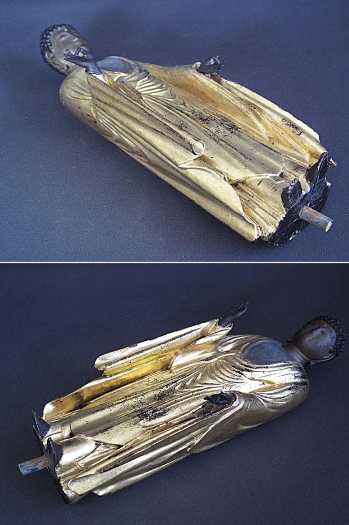 大幅値下げ‼️古仏！江戸後期『木造 阿弥陀如来立像』総高52㎝