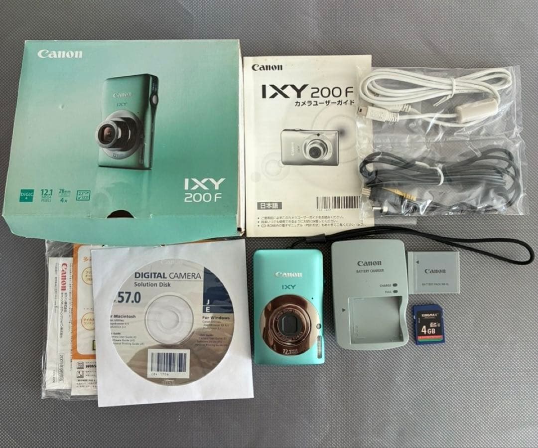^_^【美品】Canon IXY 200F コンパクトデジタルカメラ