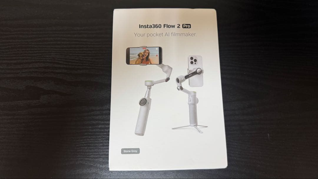 アキInsta360 Flow 2 Pro 磁気スマートフォンクランプ付き