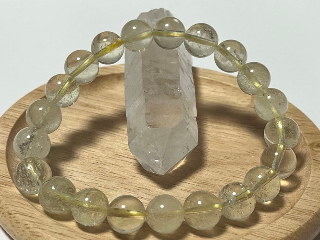 リビアングラス ブレスレット 約9mm 内径約16cm