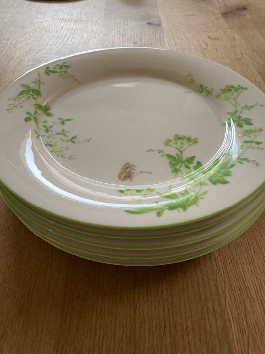 ノリタケ ディナープレート 皿 Noritakeニットーロイヤル 草花 5枚