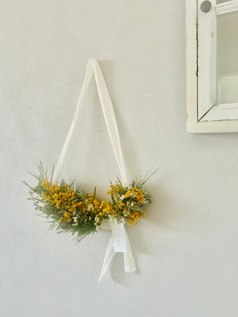 SALE! Spring 春うらら ミモザとアストランティアのブランコ