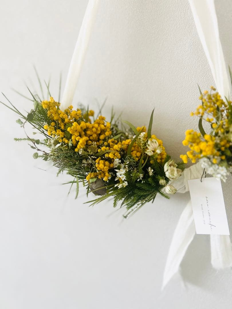 SALE! Spring 春うらら ミモザとアストランティアのブランコ