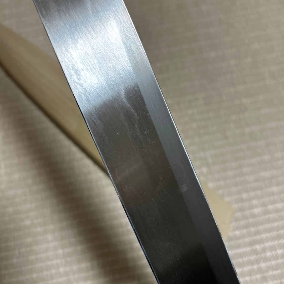 本焼　柳刃　包丁　和包丁　伯鳳研ぎ　水本焼　鏡面仕上げ　黒檀黒水牛銀巻八角柄