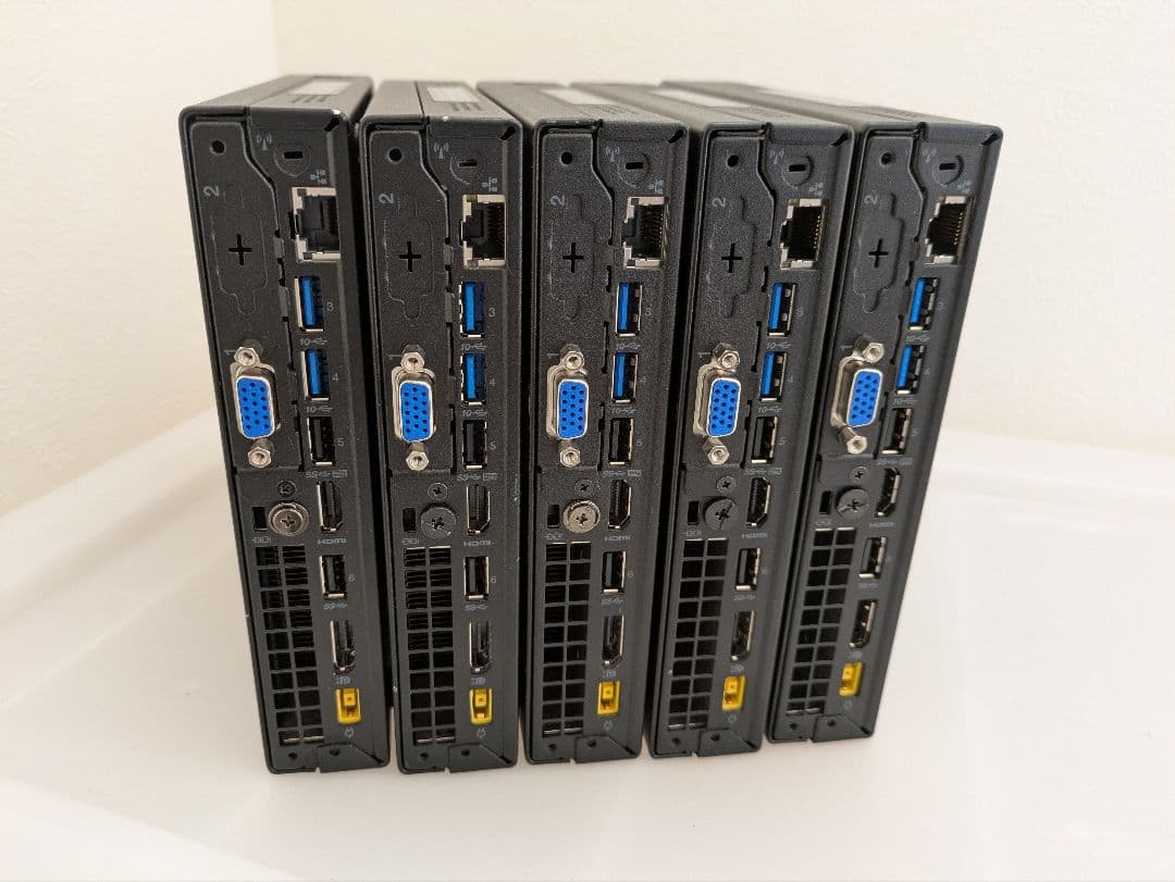 Lenovo ThinkCentre M720q i5-8400T 8GB 5台