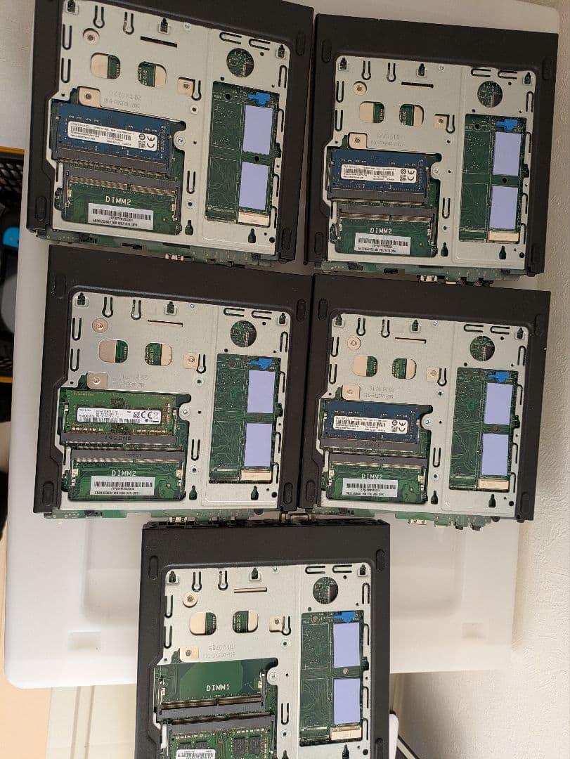 Lenovo ThinkCentre M720q i5-8400T 8GB 5台