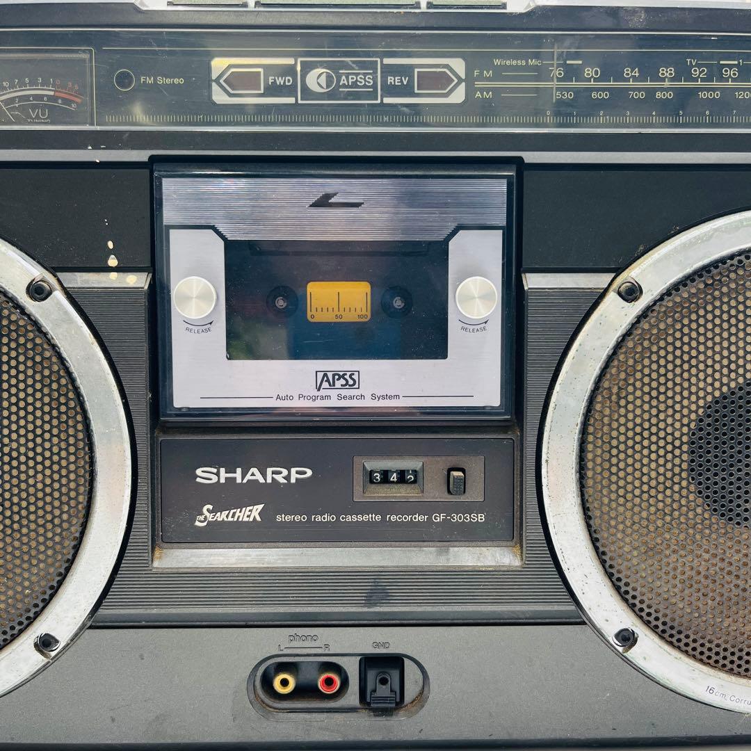SHARP GF-303SB ラジカセ 中古品